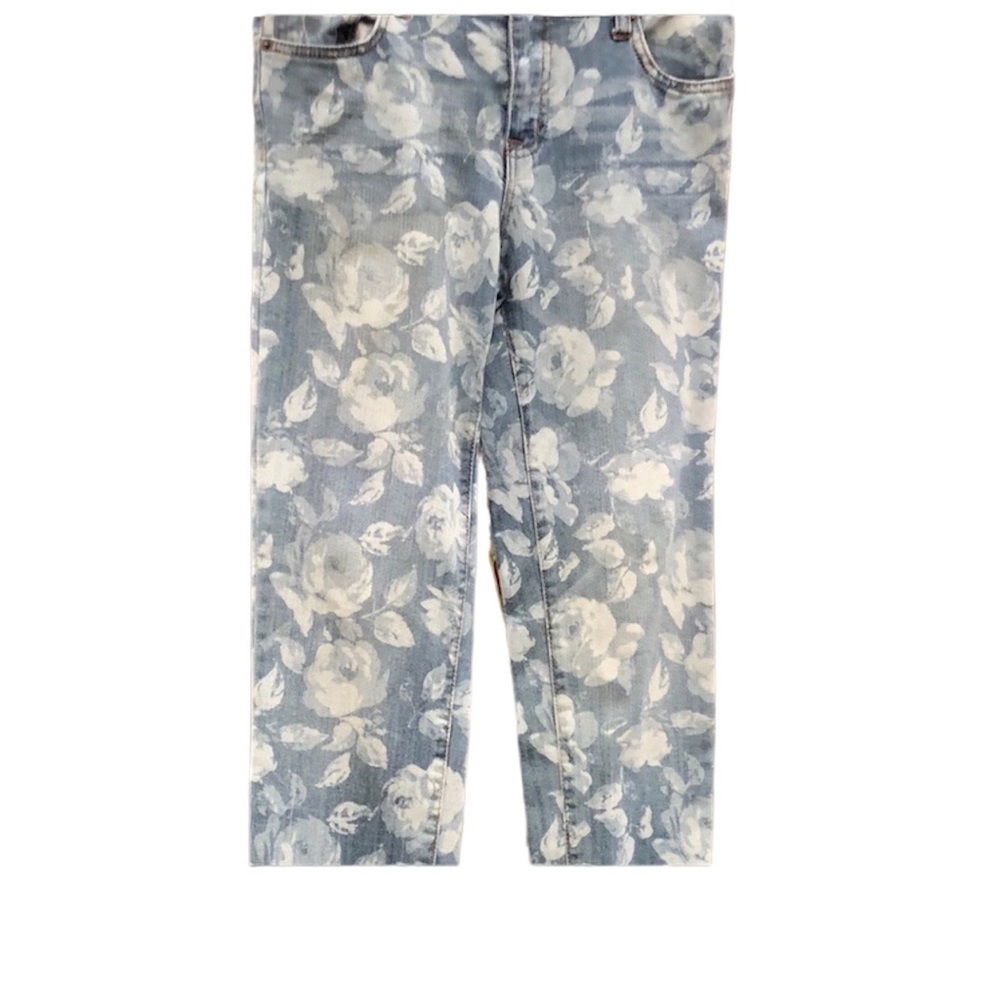 Cherokee Jeans Children’s Floral Denim Sz 14